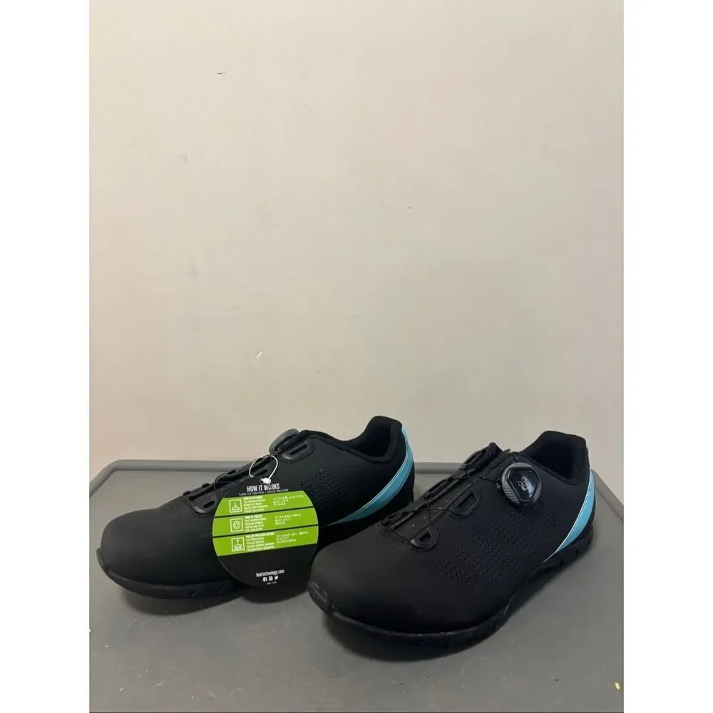 NWT Louis Garneau Women's Venturo Coolmax Cycling Black Shoes Women's Size 9US